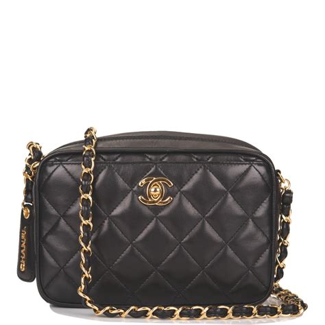 chanel black camera bag|chanel website.